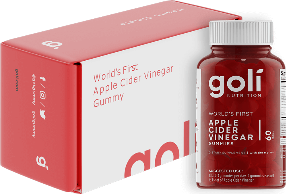 Goli Nutrition Apple Cider Vinegar Gummies  |  Unit = Case of 24