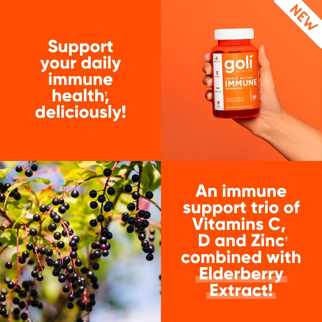 Goli SuperFruits Beauty Gummy Vitamin - Collagen, Mixed Fruit, Vegan, Plant-Based, Non-GMO, Gluten-Free & Gelatin Free