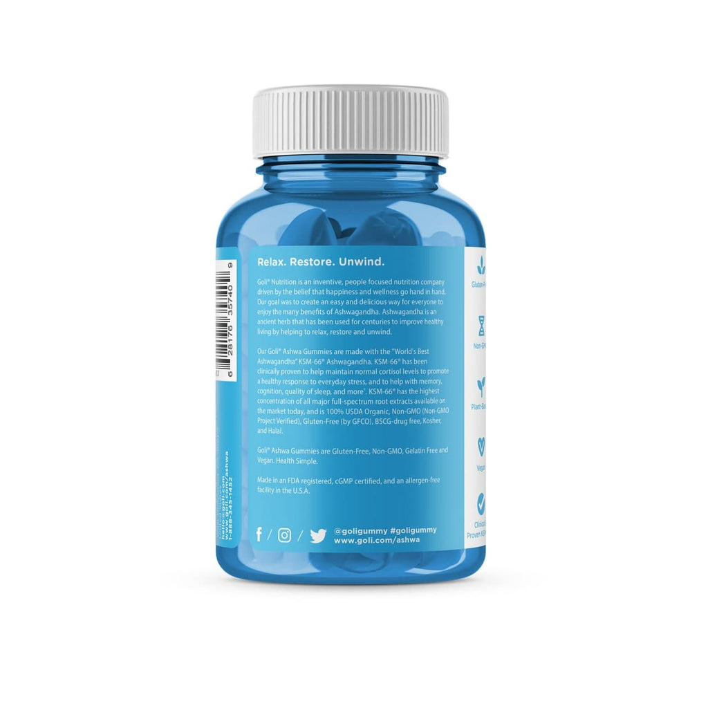 Goli Nutrition Ashwagandha Gummies  |  Unit = Case of 48