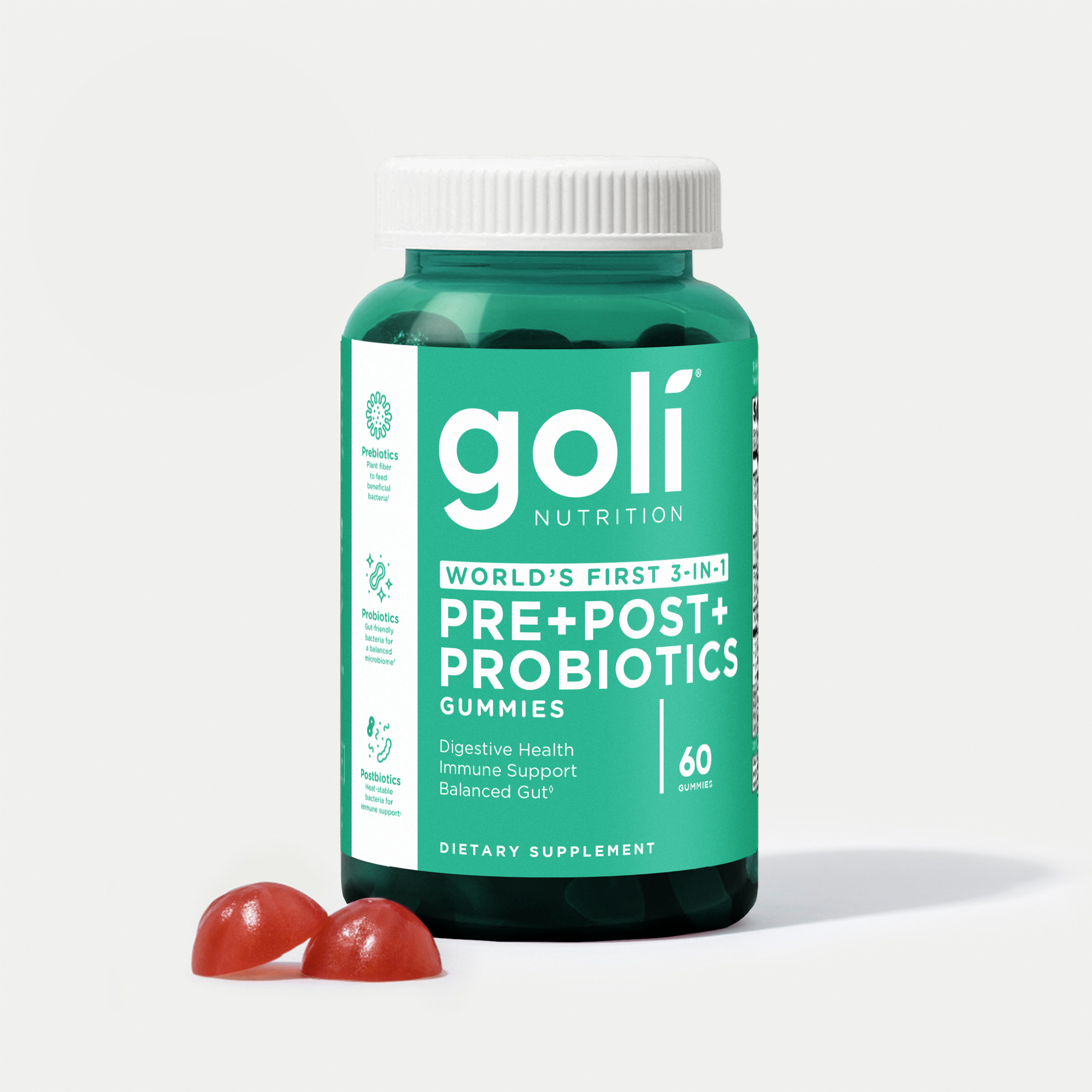 Goli Nutrition Probiotic+ Gummies  |  Unit = Case of 48 (TF)