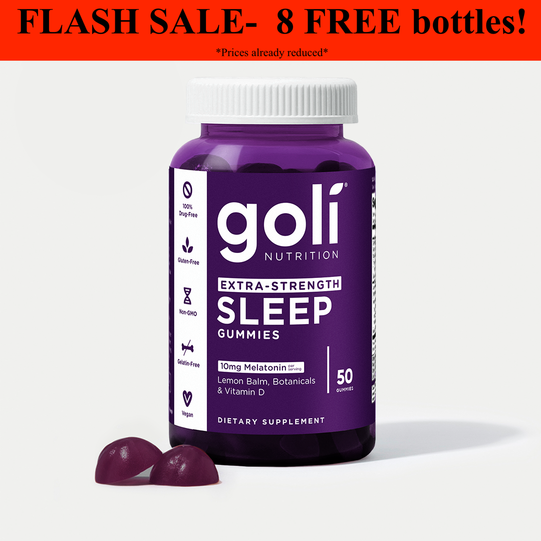 Goli Nutrition Extra-Strength Sleep Gummies  |  Unit = Case of 48 (TF)