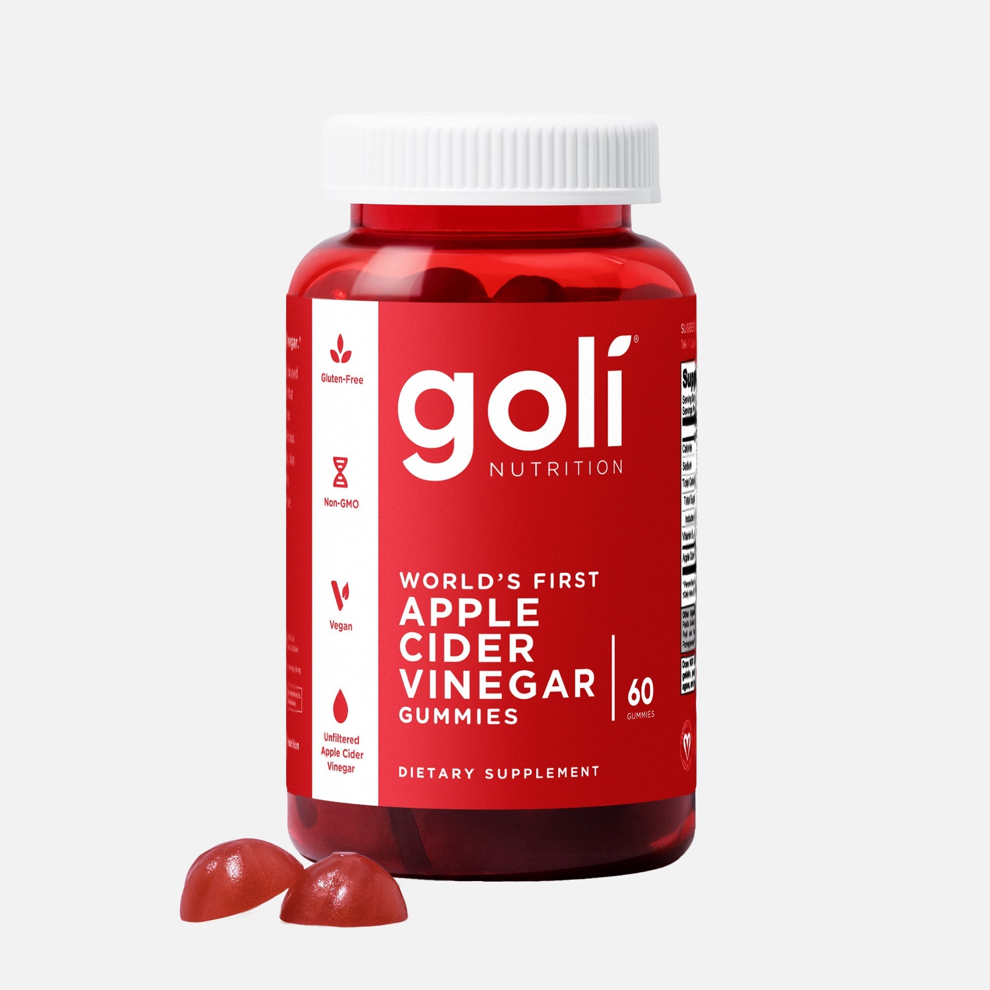 1 Pack Goli® Apple Cider Vinegar Gummies