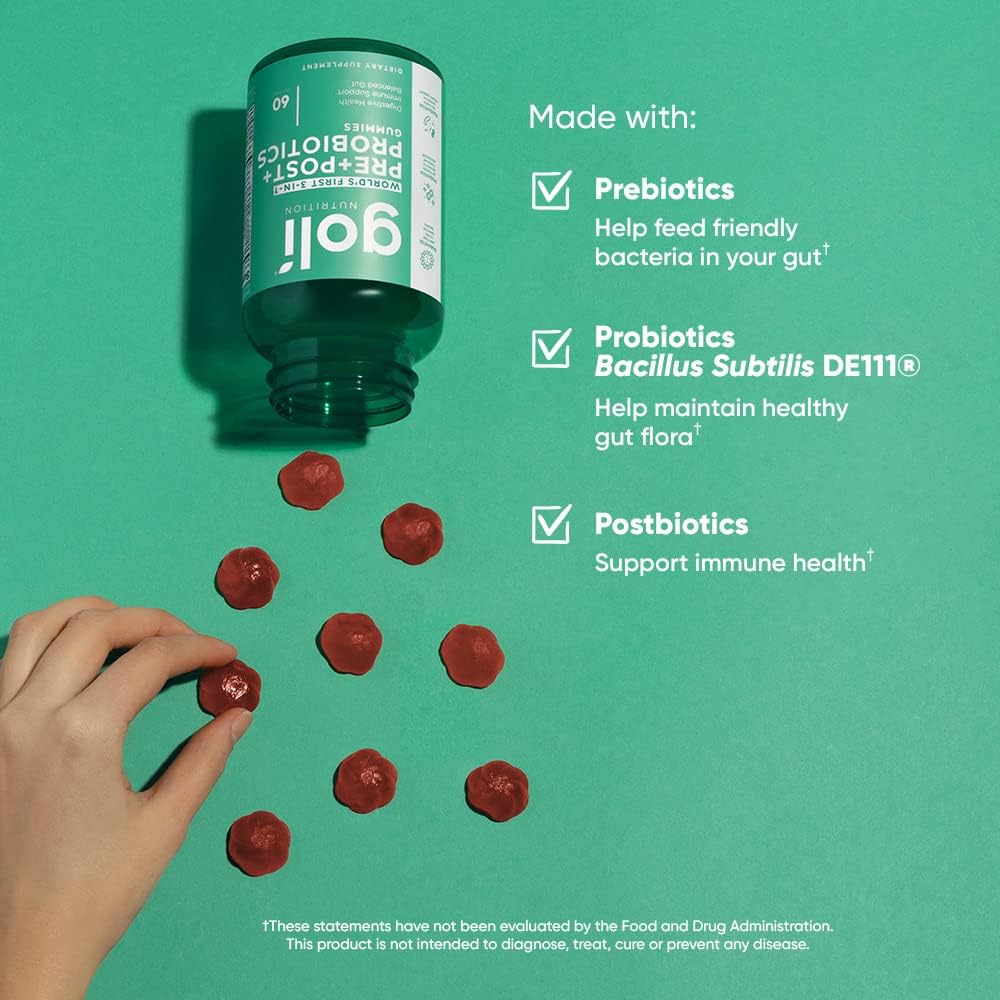 1 Pack Goli® Probiotic+ Gummies