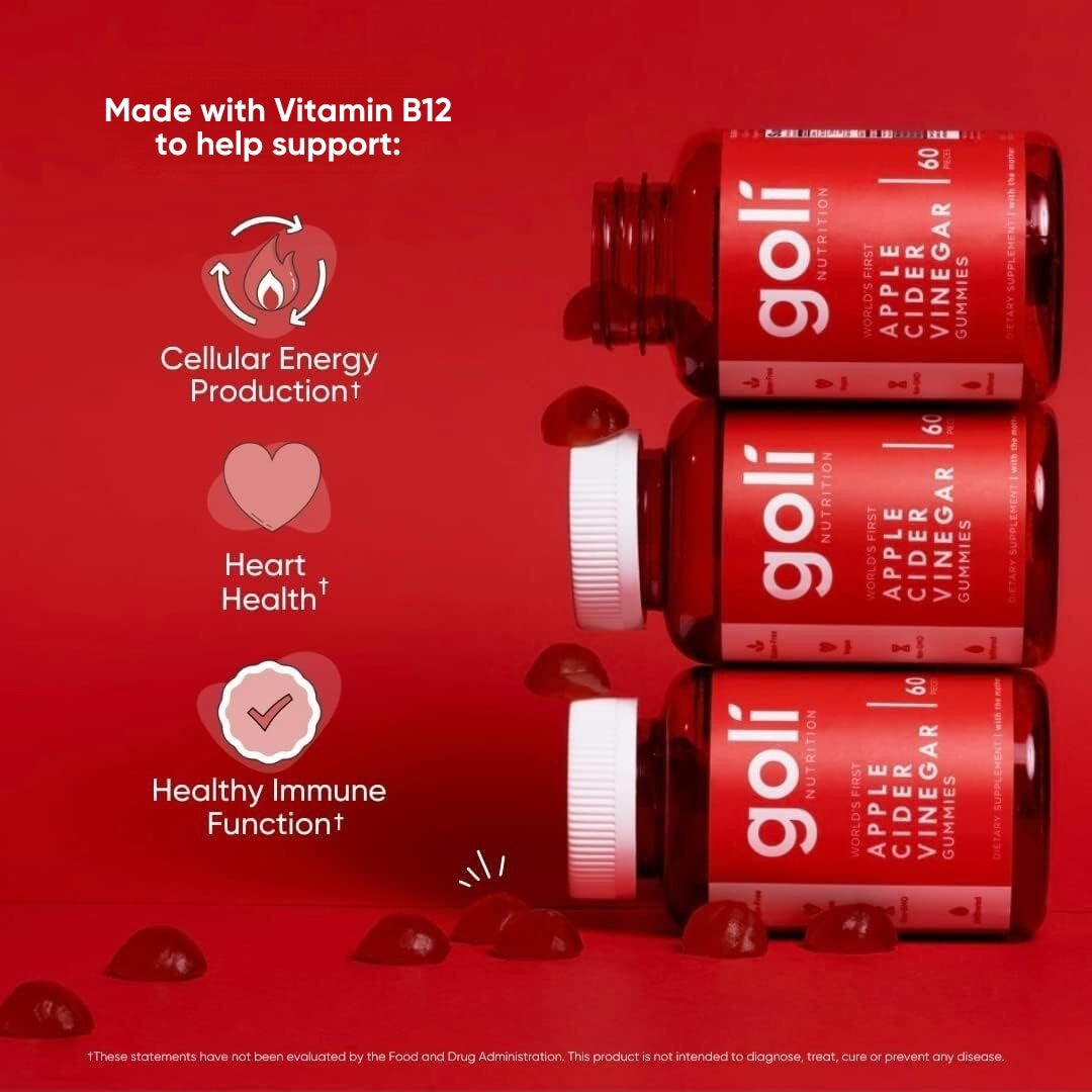 Goli® Apple Cider Vinegar Gummies Get 2 FREE (Matcha & Sleep)