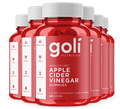 6 Bottles of Apple Cider Vinegar Gummies