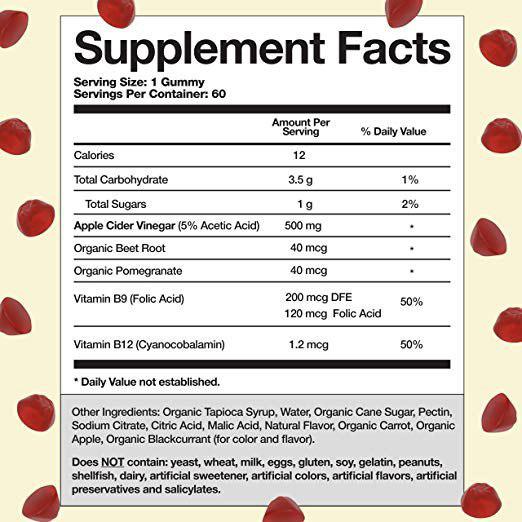 Goli Nutrition Apple Cider Vinegar Gummies  |  Unit = Case of 48