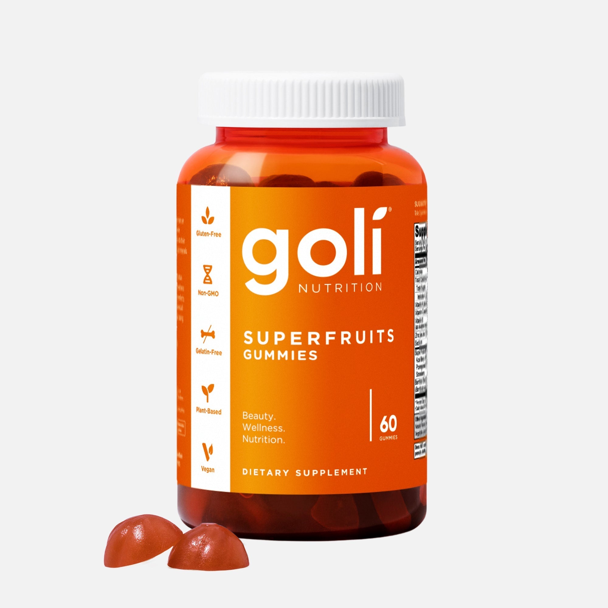 Goli Nutrition Superfruits Gummies  |  Unit = Case of 24 (TF)