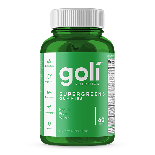 Goli Nutrition Supergreens Gummies  |  Unit = Case of 48