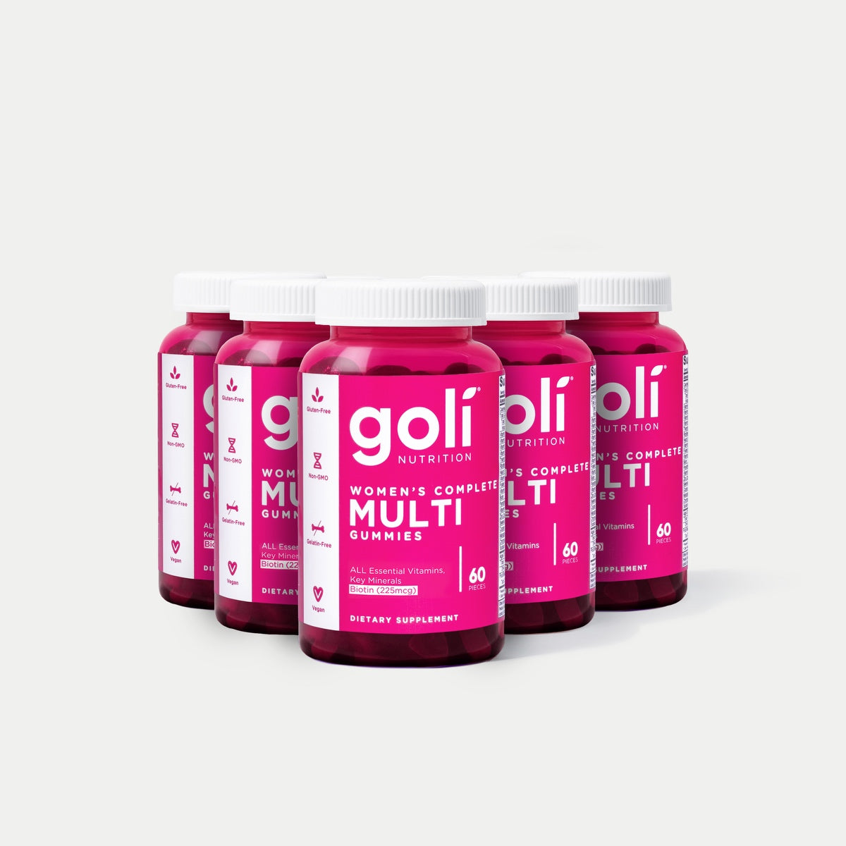 5 Bottles of Women's Multi Gummies